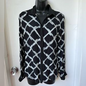 Anne Fontaine Sefana long sleeve blouse size 36